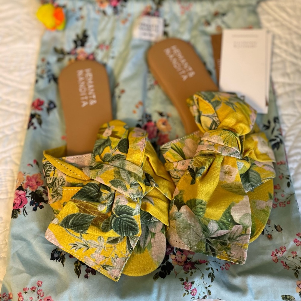 Hemant & Nandita HN-Terra Yellow Sandals